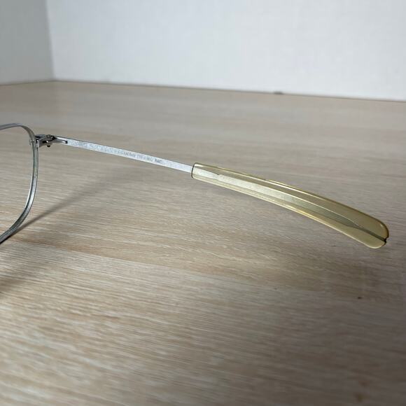 Vintage Randolph Engineering 5 1/2 Sunglasses Aviator Matte Chrome Metal 52-20 - Picture 6 of 9
